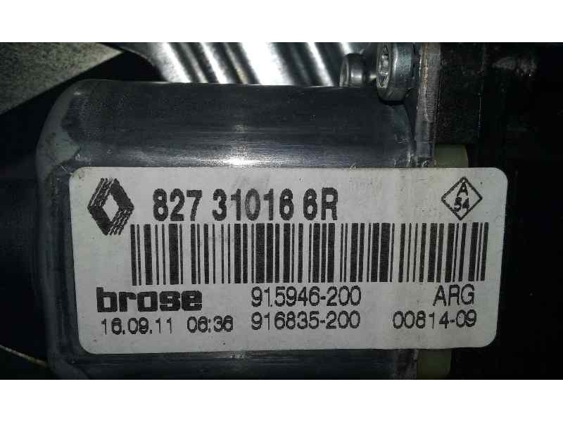 Recambio de elevalunas trasero izquierdo para renault scenic iii dynamique referencia OEM IAM 827310166R 6 PINS ELECTRICO