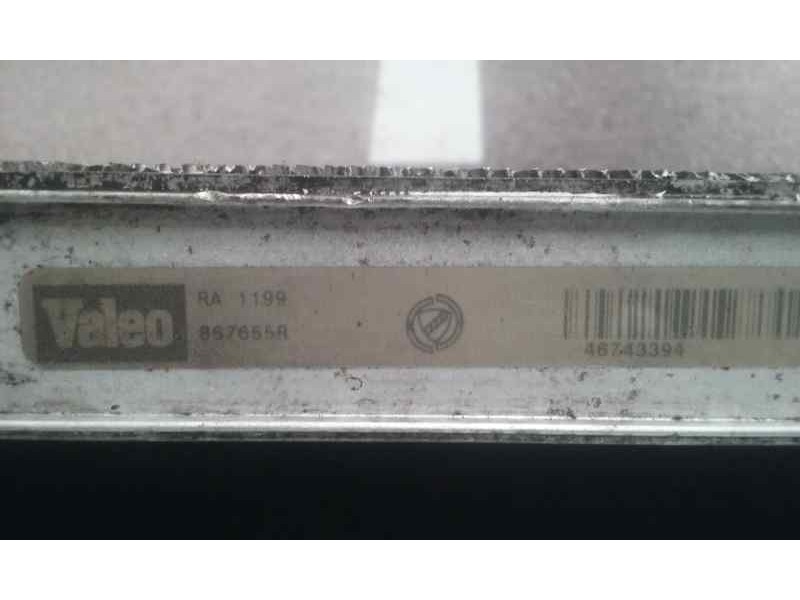 Recambio de radiador agua para alfa romeo 147 (190) 2.0 t.spark distinctive referencia OEM IAM 46743394 857655R VALEO