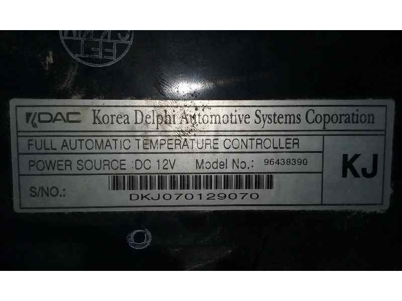 Recambio de mando climatizador para chevrolet lacetti 2.0 diesel cat referencia OEM IAM 96438390  DELPHI