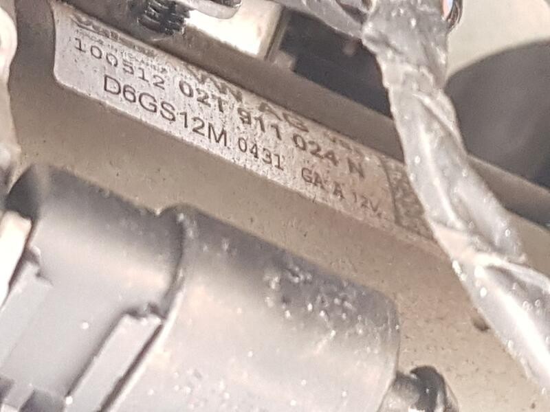 Recambio de motor arranque para skoda fabia ii (542) 1.2 12v referencia OEM IAM 02T911024N  