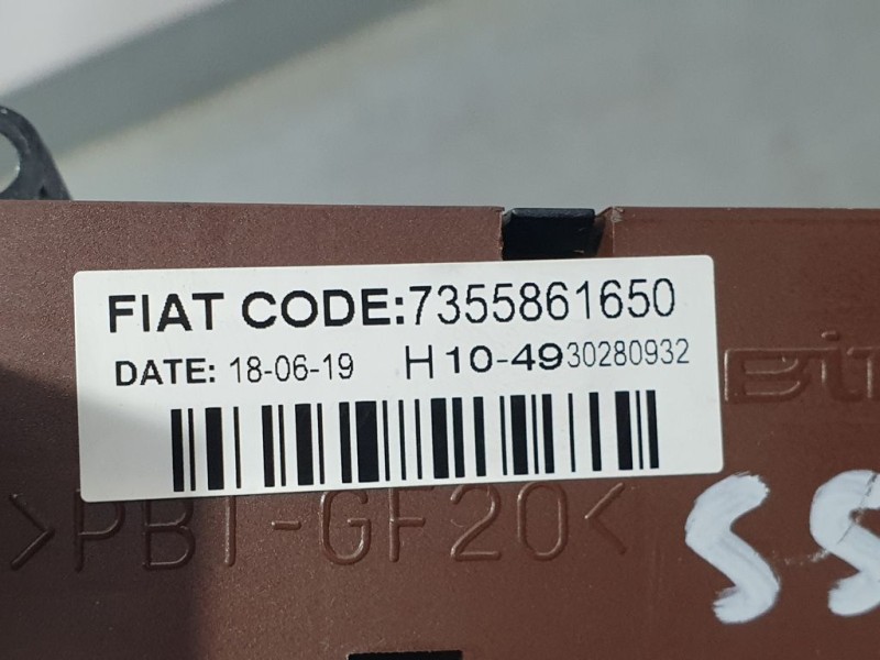 Recambio de warning para citroën jumper grossraumkasten 33 l2h2 bluehdi 130 referencia OEM IAM 7355861650 10493028032 
