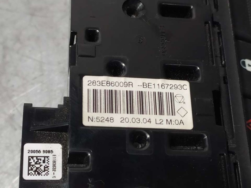 Recambio de mando multifuncion para renault clio v zen referencia OEM IAM 283E86009R BE1167293C 
