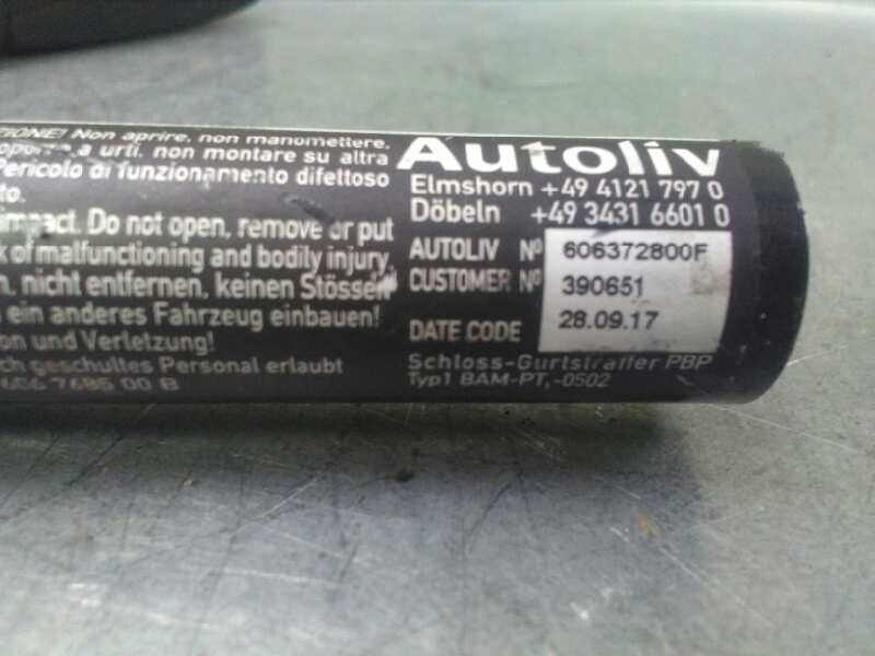 Recambio de pretensor airbag derecho para peugeot boxer camión 335 l2 bluehdi 130 referencia OEM IAM 606372800F  
