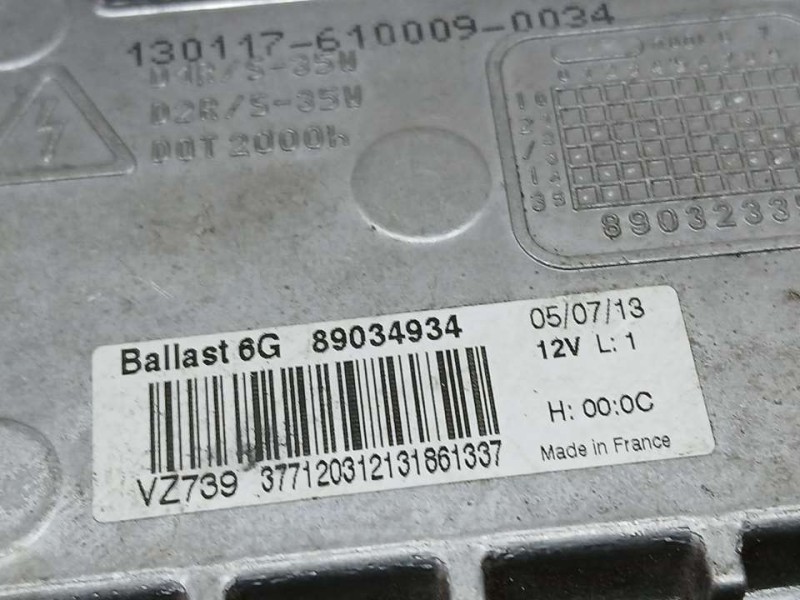 Recambio de centralita faros xenon para volvo xc90 d5 kinetic (5 asientos) (136kw) referencia OEM IAM 89034934  