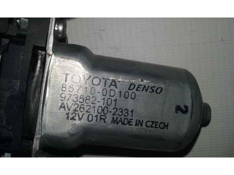 Recambio de elevalunas trasero izquierdo para toyota auris active referencia OEM IAM  6 PINS ELECTRICO
