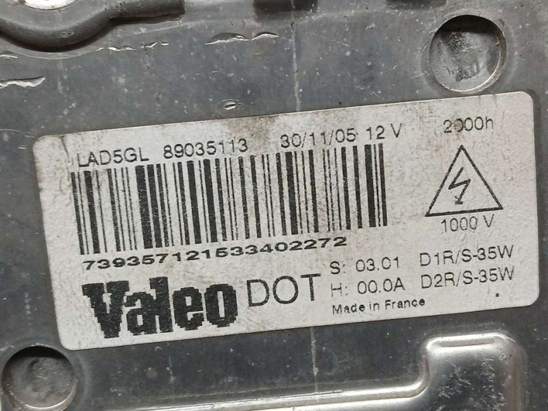 Recambio de centralita faros xenon para volvo xc90 d5 kinetic (5 asientos) (136kw) referencia OEM IAM 89035113  VALEO