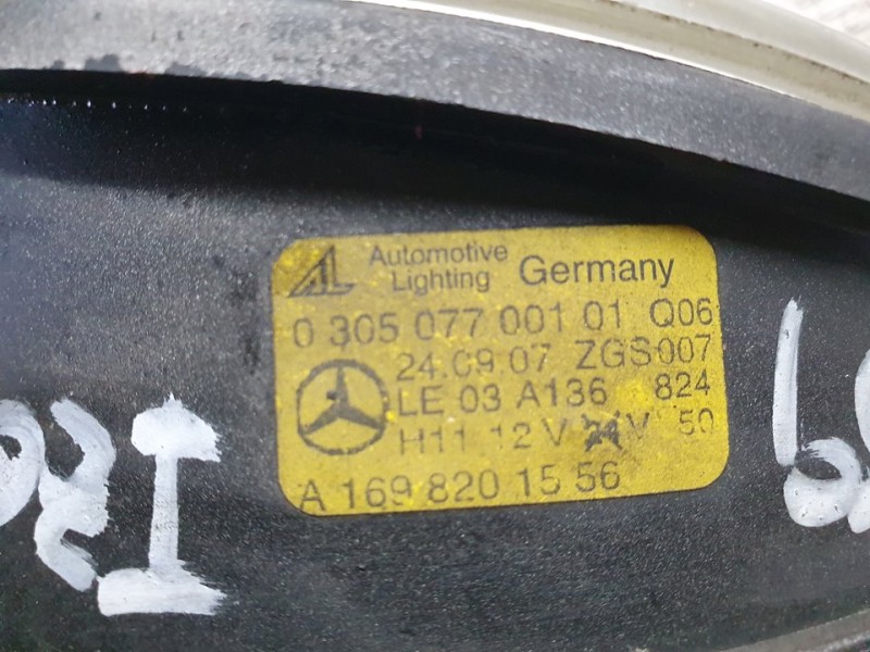 Recambio de faro antiniebla izquierdo para mercedes-benz clase e (w211) berlina e 220 cdi (211.008) referencia OEM IAM 030507700