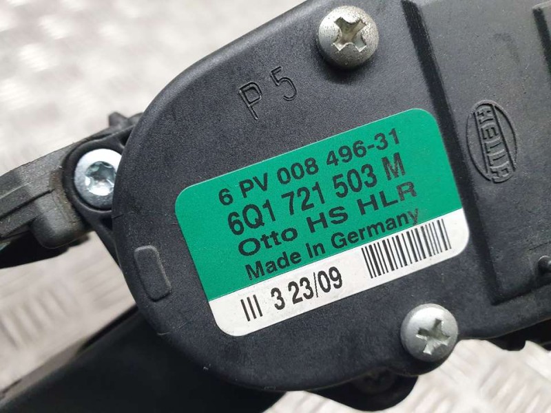 Recambio de potenciometro pedal para seat ibiza sc (6j1) reference referencia OEM IAM 6Q1721503M 6PV00849631 