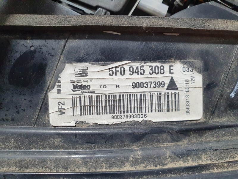 Recambio de piloto trasero derecho para seat leon (5f1) reference referencia OEM IAM 5F0945308E 90037399 VALEO INTERIOR