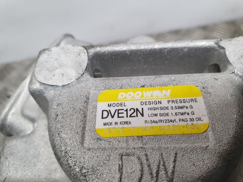 Recambio de compresor aire acondicionado para kia stonic (ybcuv) 1.0 tgdi cat referencia OEM IAM 1E59E37100 1A0610001 