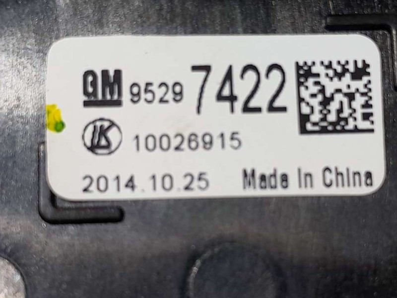 Recambio de mando luces para opel mokka excellence referencia OEM IAM 95297422  