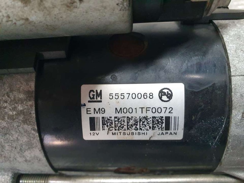 Recambio de motor arranque para opel mokka excellence referencia OEM IAM 55570068 M001TF0072 MITSUBISHI