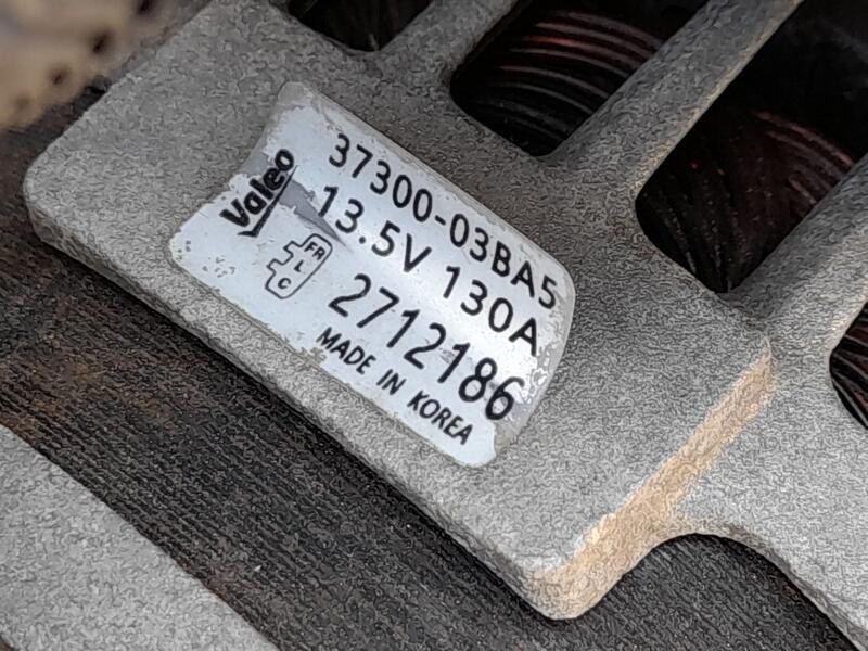 Recambio de alternador para kia rio iv (yb, sc, fb) 1.25 referencia OEM IAM 3730003BA5 VALEO 2712186