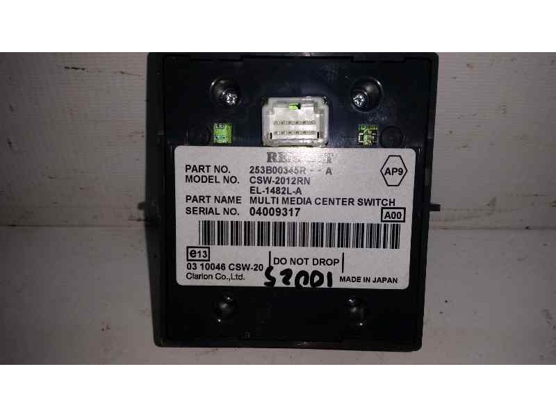 Recambio de sistema navegacion gps para renault scenic iii dynamique referencia OEM IAM 259154618R 253B00345R 