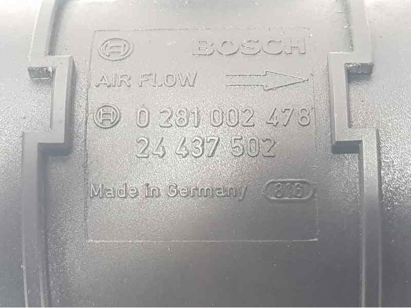Recambio de caudalimetro para opel zafira a elegance referencia OEM IAM 24437502 0281002478 BOSCH