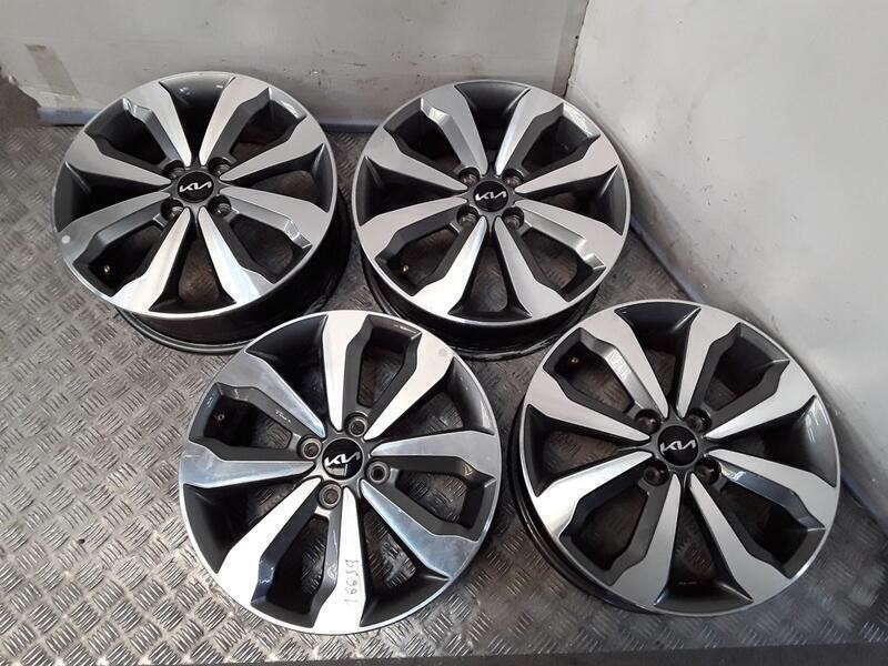 Recambio de juego llantas aluminio para kia stonic (yb) 1.0 t-gdi eco-dynamics+ referencia OEM IAM 6X16 4 TORN ET49 ALUMINIO ROZ