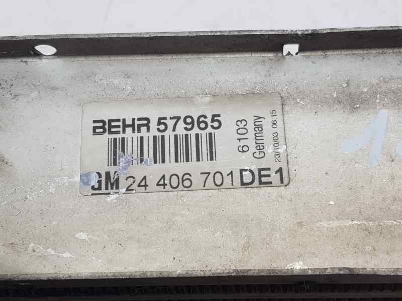 Recambio de intercooler para opel zafira a elegance referencia OEM IAM 24406701DE1 57965 BEHR