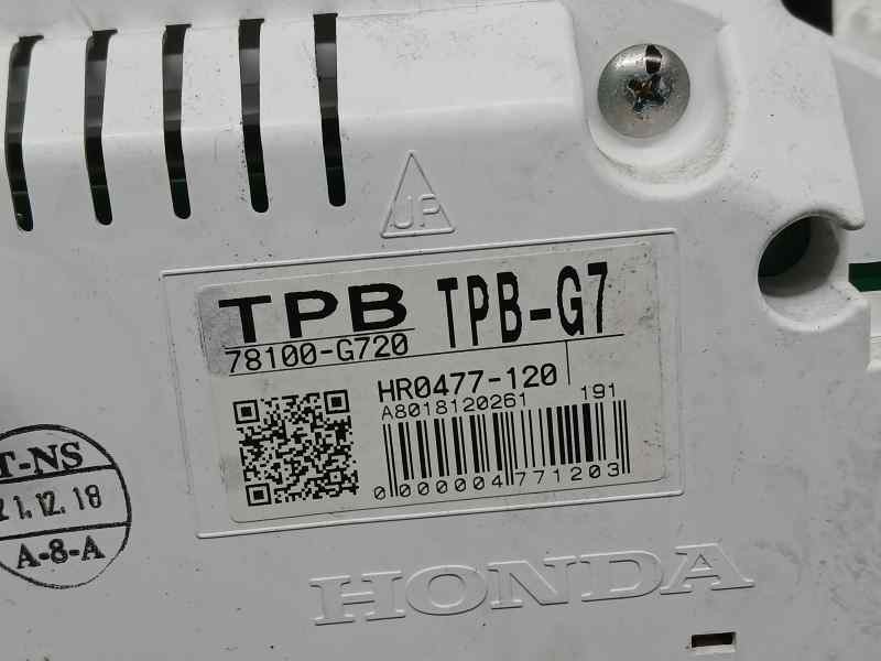 Recambio de cuadro instrumentos para honda cr-v elegance hybrid 2wd referencia OEM IAM 78100G720 HR0477120 
