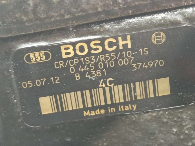 Recambio de bomba alta presion para fiat bravo (182) 1.9 jtd cat referencia OEM IAM 0445010007 374970 BOSCH
