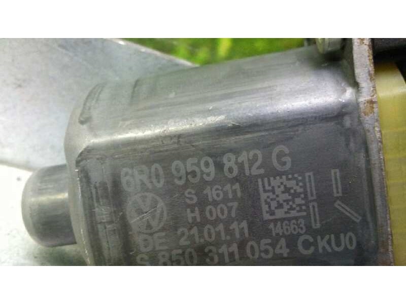 Recambio de motor elevalunas trasero derecho para volkswagen polo (6r1) advance referencia OEM IAM 6R0959812G 5 PINS ELECTRICO