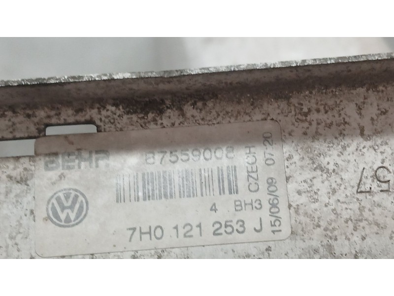 Recambio de radiador agua para volkswagen transporter t5 autobús (7hb, 7hj, 7eb, 7ej) 2.5 tdi referencia OEM IAM 7H0121253J BEHR