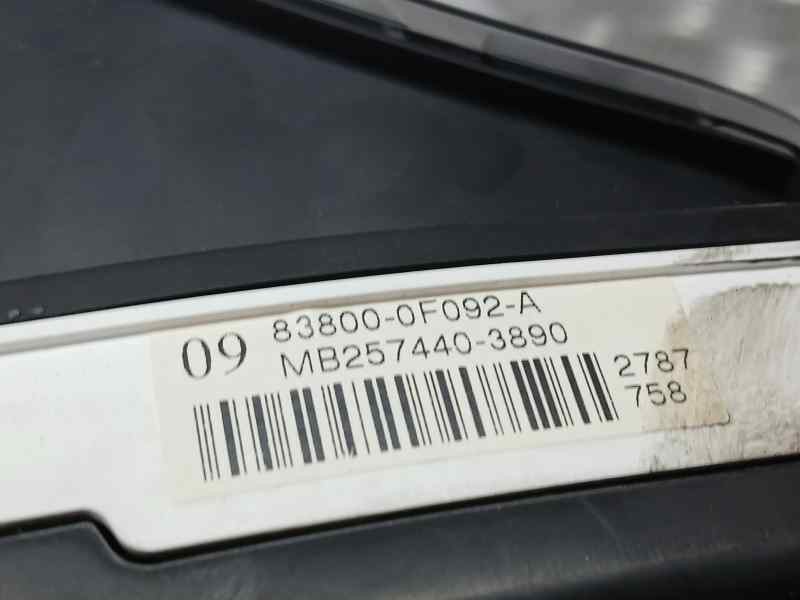 Recambio de cuadro instrumentos para toyota corolla verso (r1) 2.2 d-4d luna referencia OEM IAM 83800OF090A MB2574403890 