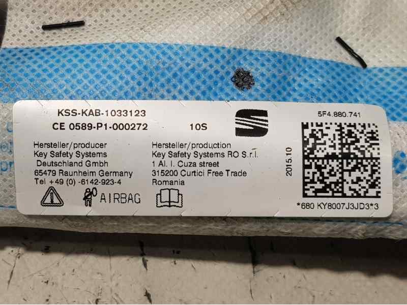 Recambio de airbag cortina delantero izquierdo para seat leon st (5f8) style connect referencia OEM IAM 5F4880741  
