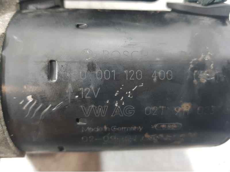 Recambio de motor arranque para volkswagen polo (9n1) highline referencia OEM IAM 02T911023G 0001120400 BOSCH
