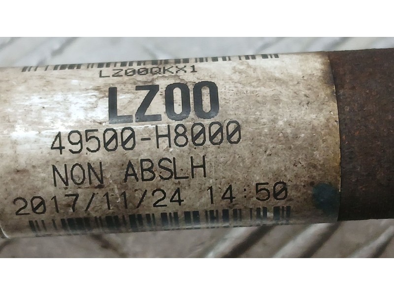 Recambio de transmision delantera izquierda para kia rio iv (yb, sc, fb) 1.25 referencia OEM IAM 49500H8000  