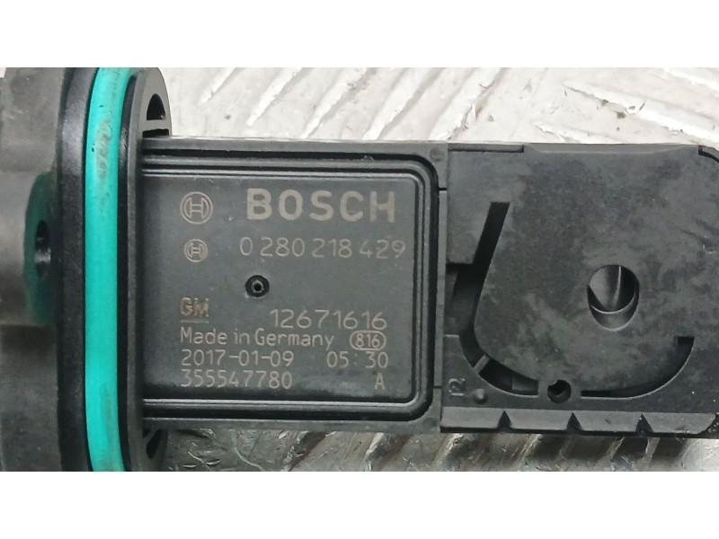 Recambio de caudalimetro para opel astra k (b16) 1.6 cdti (68) referencia OEM IAM 12671616 0280218429 