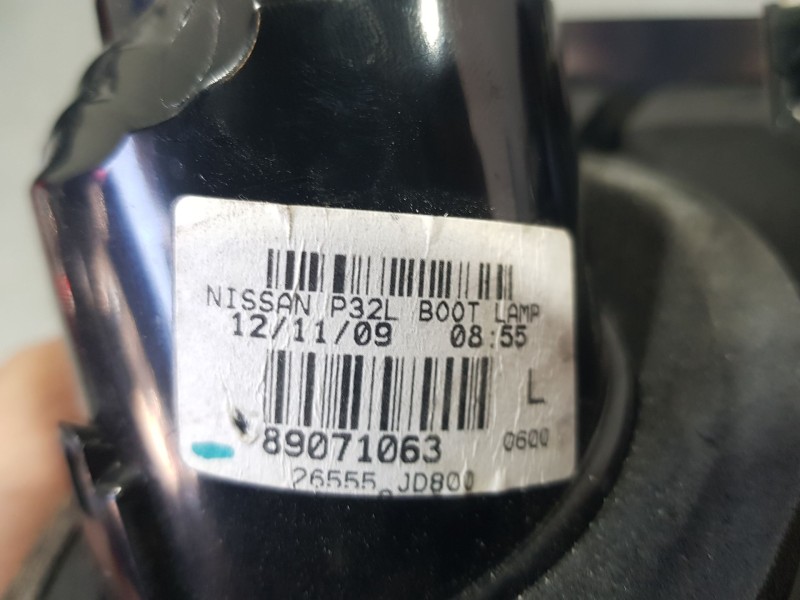 Recambio de piloto trasero izquierdo interior para nissan qashqai i (j10, nj10) 2.0 dci referencia OEM IAM 26555JD800 QASQHAI+2 