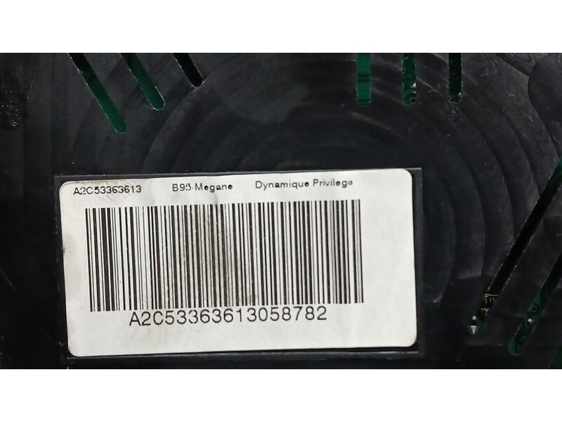 Recambio de cuadro instrumentos para renault megane iii berlina 5 p dynamique referencia OEM IAM 248106944R  A2C553363613