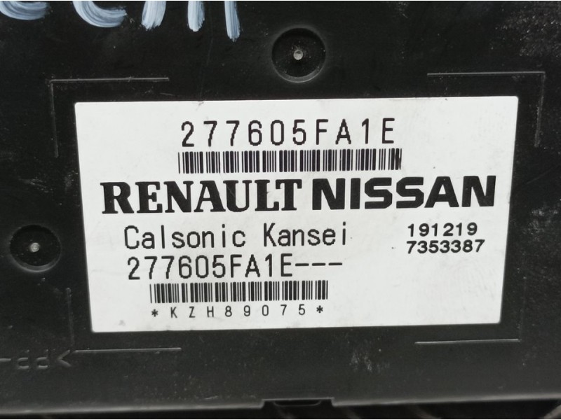 Recambio de modulo electronico para nissan micra v (k14) acenta referencia OEM IAM 2277605FA1E 7353387 CALSONIC KANSEI