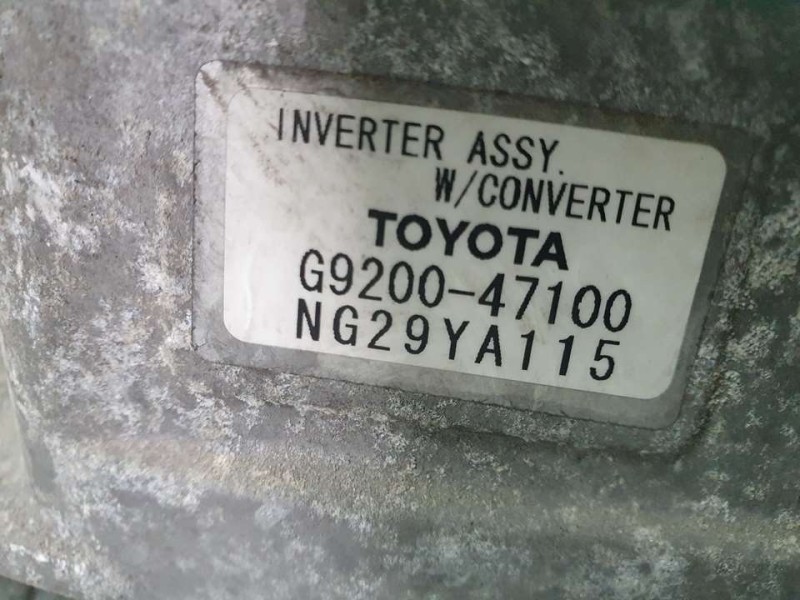 Recambio de transformador hibrido para toyota prius (nhw20) sol referencia OEM IAM G920047100 NG29YA115 