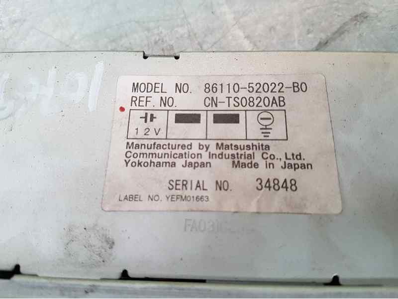 Recambio de mando radio para toyota yaris (ncp1/nlp1/scp1) 1.5 ts referencia OEM IAM 8611052022B0 CNTS0820AB 