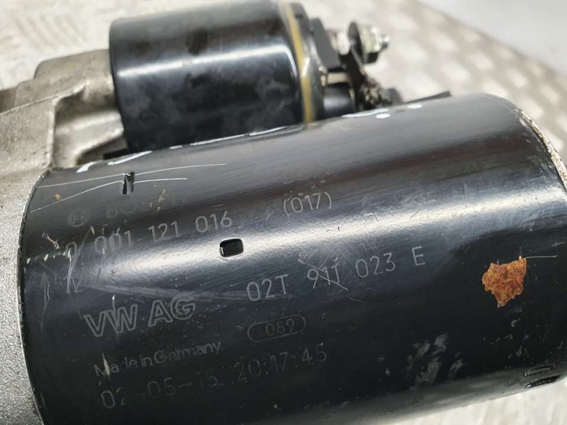 Recambio de motor arranque para seat ibiza (6l1) stella referencia OEM IAM 02T911023E 0001121016 BOSCH