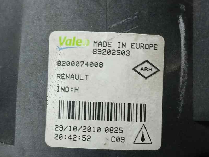 Recambio de faro antiniebla derecho para renault megane iii berlina 5 p dynamique referencia OEM IAM 8200074008 89202503 VALEO