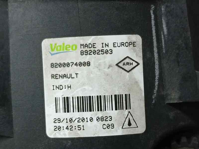 Recambio de faro antiniebla izquierdo para renault megane iii berlina 5 p dynamique referencia OEM IAM 8200074008 89202503 VALEO