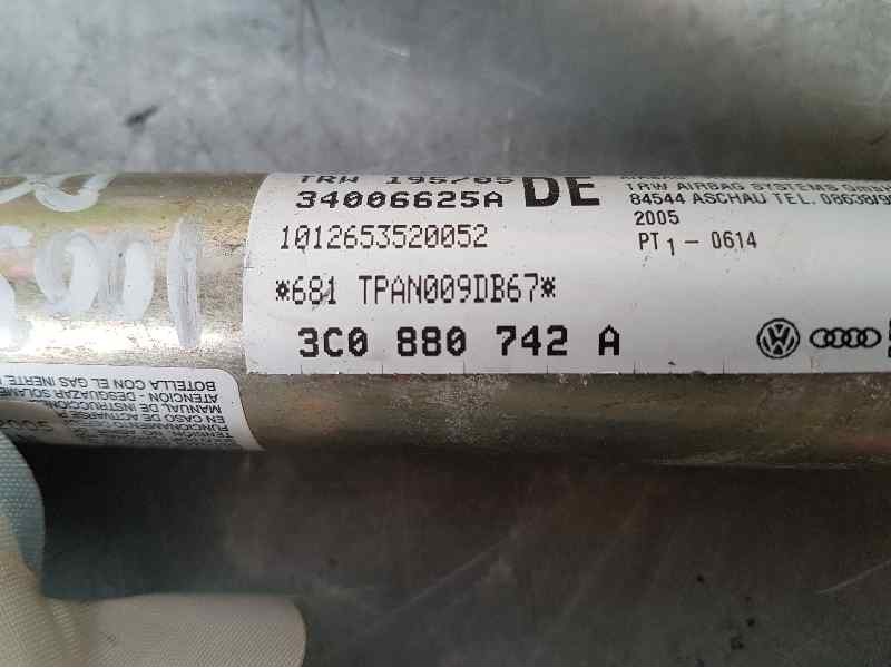 Recambio de airbag cortina delantero derecho para volkswagen passat berlina (3c2) advance referencia OEM IAM 3C0880742A 34006625