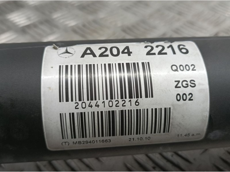 Recambio de transmision central para mercedes-benz clase c (w204) berlina c 200 cdi blueefficiency (204.001) referencia OEM IAM 