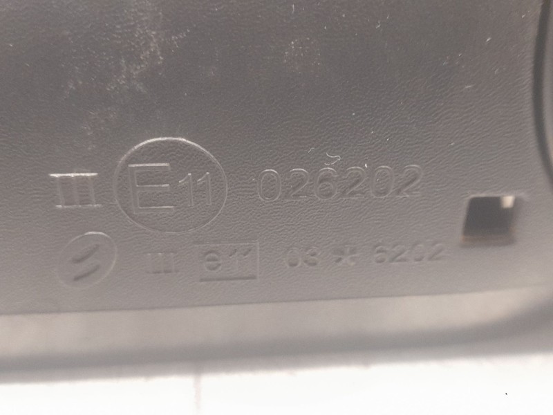Recambio de retrovisor derecho para nissan qashqai i (j10, nj10) 2.0 dci referencia OEM IAM E11026202  ELECTRICO TOCADO