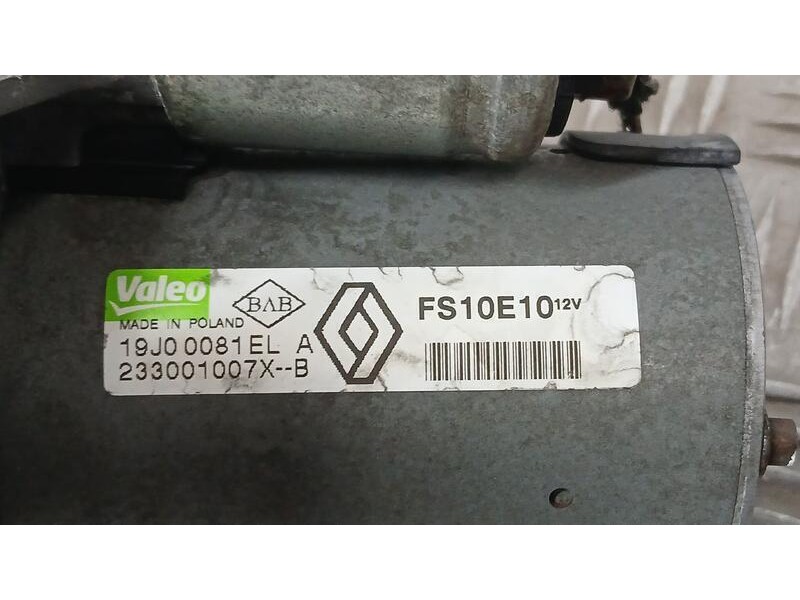 Recambio de motor arranque para renault megane iii berlina 5 p dynamique referencia OEM IAM 233001007X VALEO FS10E10
