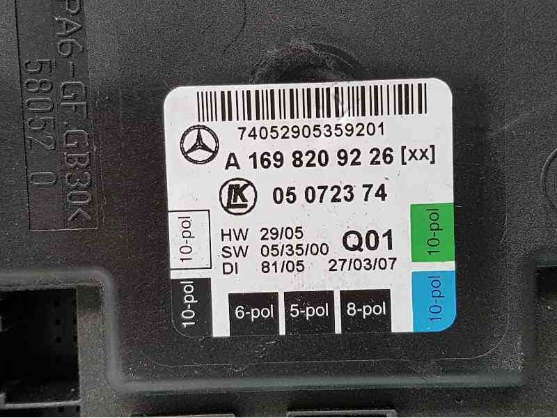 Recambio de modulo confort para mercedes-benz clase b (w245) 180 cdi (245.207) referencia OEM IAM A1698209226 05072374 LK