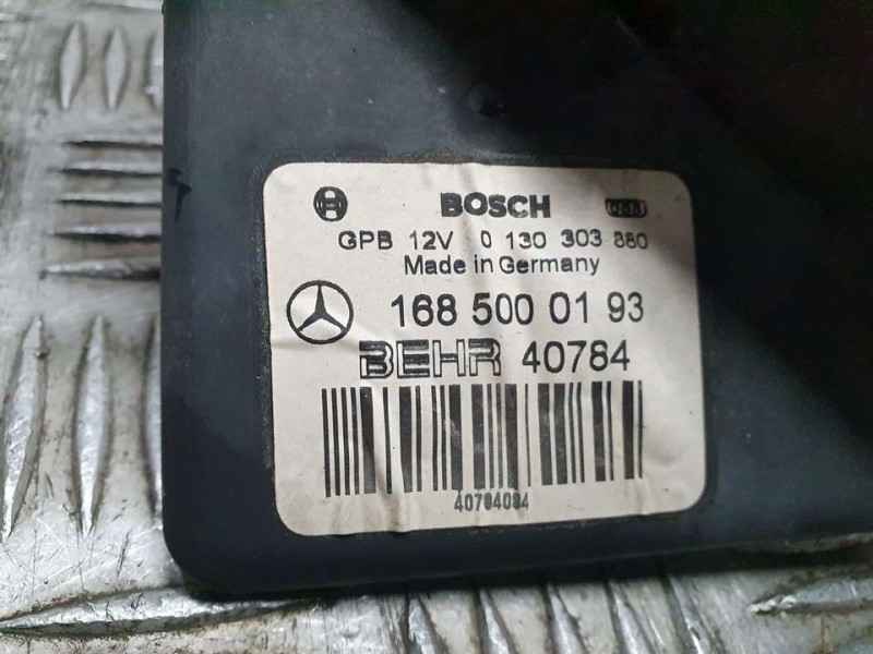 Recambio de electroventilador para mercedes-benz clase a (w168) 160 (168.033) referencia OEM IAM 1685000193 0130303880 BOSCH
