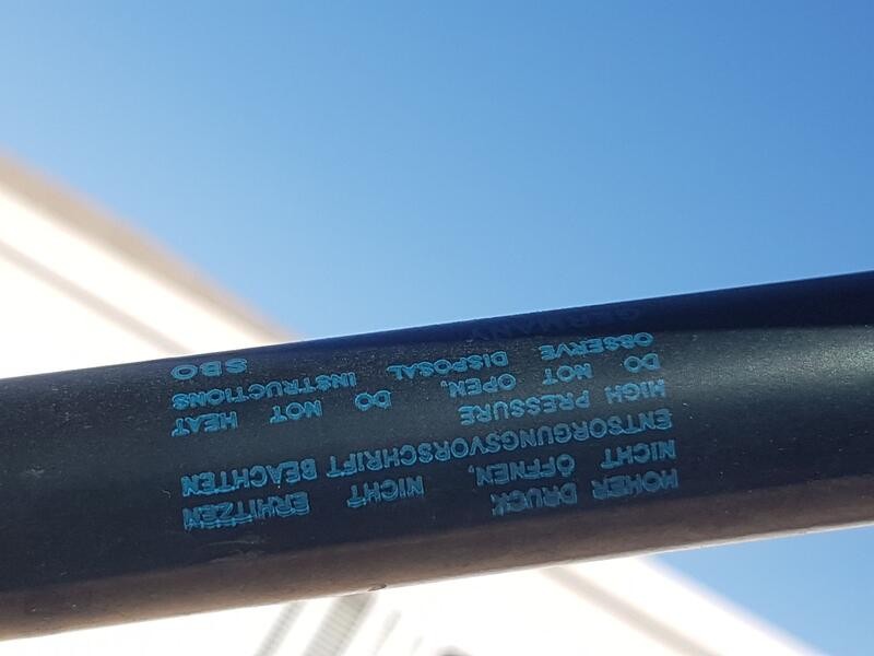 Recambio de amortiguadores maletero / porton para volkswagen sharan (7n1, 7n2) 2.0 tdi referencia OEM IAM 7N0827550D  