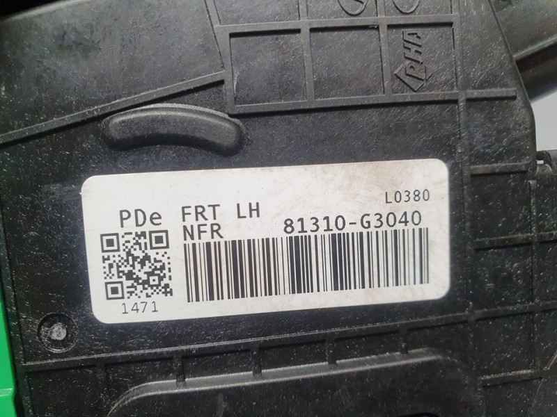 Recambio de cerradura puerta delantera izquierda para hyundai i30 (pd) essence referencia OEM IAM 81310G3040  5 PINES