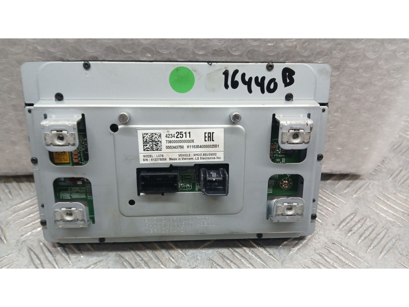 Recambio de sistema navegacion gps para opel astra k (b16) 1.6 cdti (68) referencia OEM IAM 42342511 LG ELECTRONICS 555343750