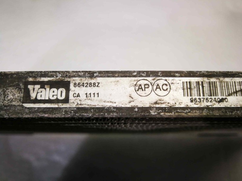 Recambio de condensador / radiador aire acondicionado para peugeot 206 berlina 1.9 diesel referencia OEM IAM 9637524080 CA1111 V