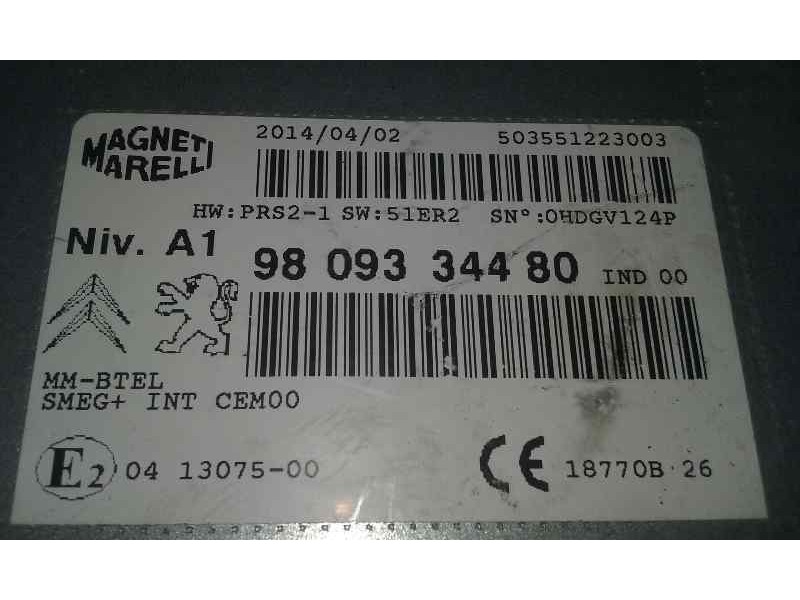 Recambio de pantalla multifuncion para citroën c4 picasso attraction referencia OEM IAM 9809334480  MAGNETI MARELLI