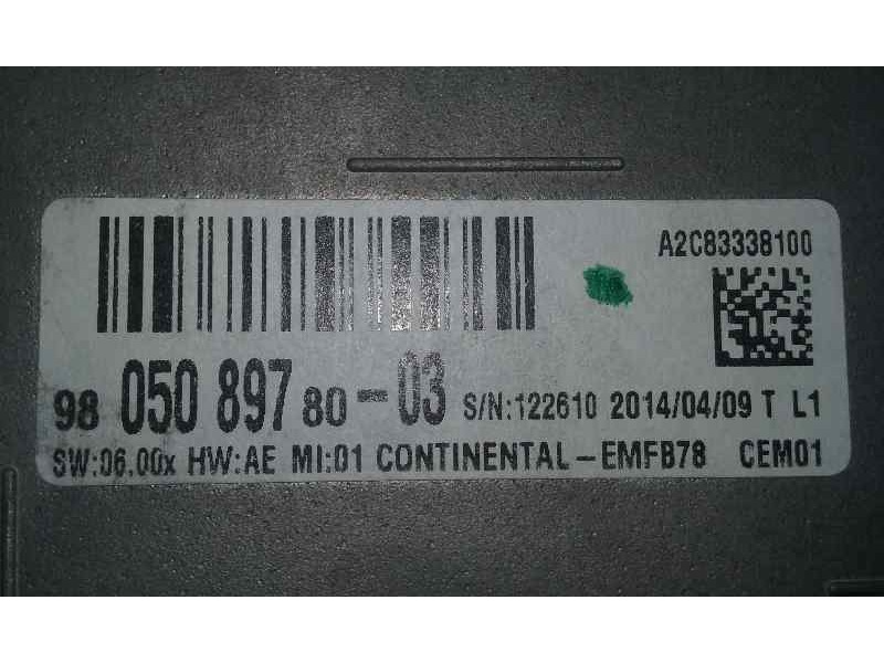 Recambio de pantalla multifuncion para citroën c4 picasso attraction referencia OEM IAM 9809334480  MAGNETI MARELLI